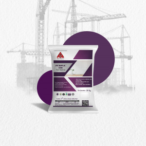 Purple Cement Product Display Marketing Image For Pinterest