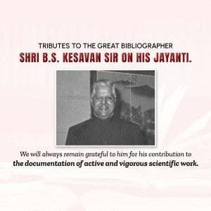 Tribute To Shri B.S. Kesavan Post For Facebook