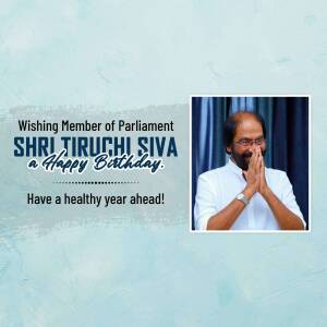 Happy Birthday Shri Tiruchi Siva Image For Pinterest