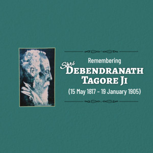 Remembering Debendranath Tagore Ji Artwork For Threads
