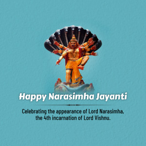 Happy Narasimha Jayanti Artwork For Pinterest