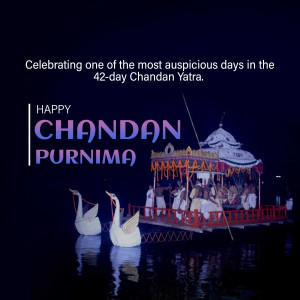 Chandan Purnima Celebration Business Poster For Pinterest