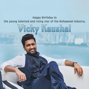 Vicky Kaushal Birthday Wish Branding Post For X