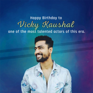 Vicky Kaushal Birthday Wish Promotional Banner For X