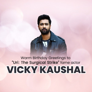 Vicky Kaushal Birthday Wish Promotional Banner For Threads