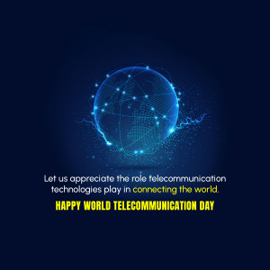 Happy World Telecommunication Day Design For LinkedIn