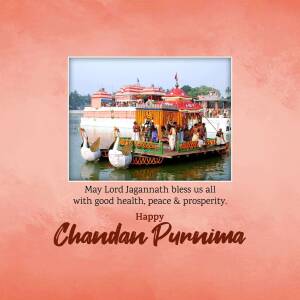 Chandan Purnima Festival Poster For Pinterest