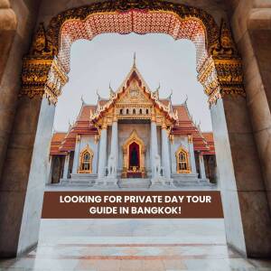Bangkok Temple With Tour Guide Advertisement Design For X