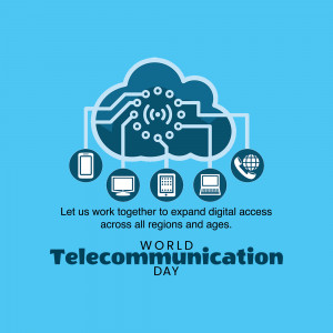 World Telecommunication Day Illustration Design For X