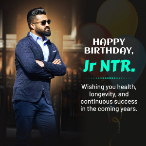 Happy Birthday Jr NTR Promotional Banner For WhatsApp