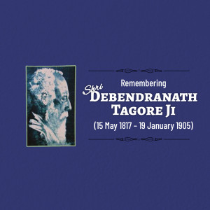 Remembering Debendranath Tagore Ji Template For Twitter
