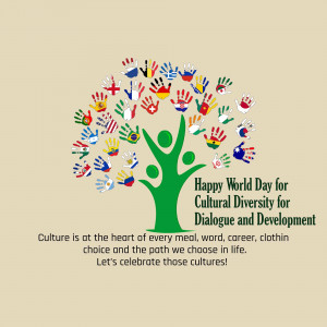 Happy World Day For Cultural Diversity Advertisement For Telegram