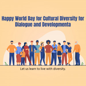 World Day For Cultural Diversity Graphic For Facebook