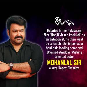 Mohanlal Birthday Special Image For Instagram