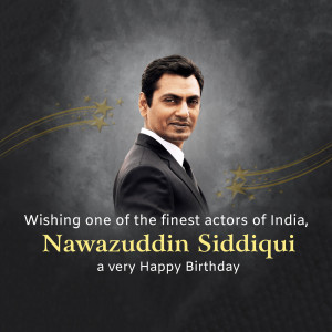 Nawazuddin Siddiqui Birthday Wish Post For Twitter