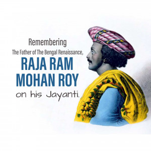 Raja Ram Mohan Roy Jayanti Template For LinkedIn