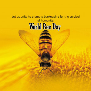 World Bee Day - Save The Bees Creative Design For Threads