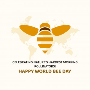 World Bee Day Celebration Poster For Instagram