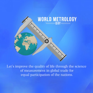 World Metrology Day Illustration Graphic For WhatsApp