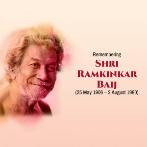 Remembering Shri Ramkinkar Baij Banner For Threads