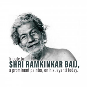 Tribute To Shri Ramkinkar Baij Branding Post For WhatsApp