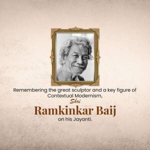 Remembering Ramkinkar Baij Post For Google Business Profile