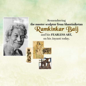 Remembering Ramkinkar Baij Marketing Image For Facebook
