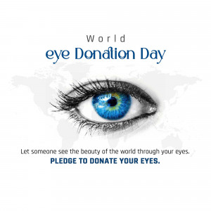 World Eye Donation Day Awareness Business Poster For Pinterest