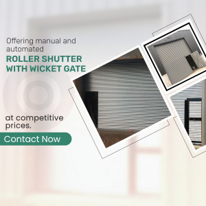 Roller Shutter With Wicket Gate - Competitive Prices Creative Design For Google Business Profile