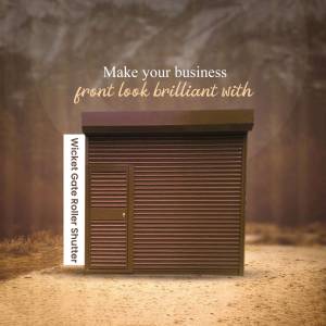 Wicket Gate Roller Shutter - Enhance Your Business Front Design For Threads