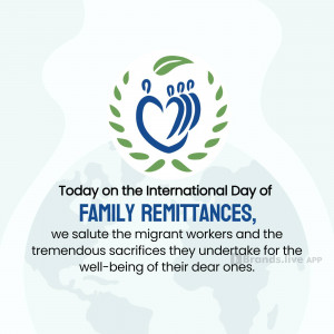 International Day Of Family Remittances Flyer For Pinterest