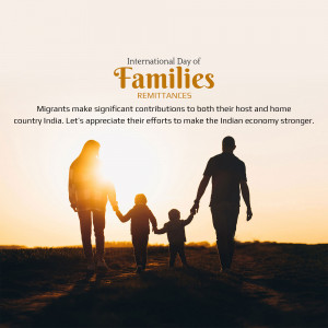 International Day Of Families - Remittances Banner For LinkedIn