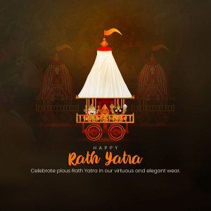 Happy Rath Yatra Graphic For Twitter