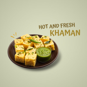 Hot And Fresh Khaman Flyer For Threads