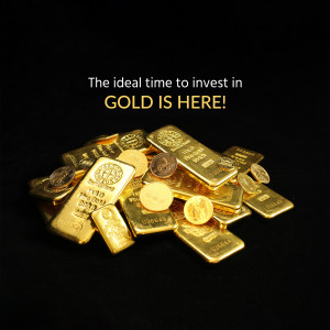 Invest In Gold Now! Advertisement For WhatsApp