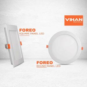 Vihan Foreo Square and Round LED Panel Lights