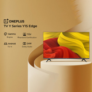 OnePlus Y1S Edge Smart TV with vibrant display and modern design