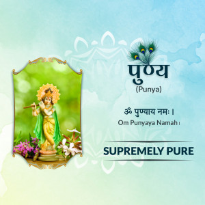 Lord Krishna - Punya Poster For Instagram