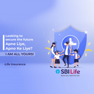 SBI Life Insurance - Secure Your Future Business Poster For Instagram