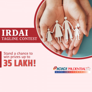 ICICI Prudential Life Insurance IRDAI Tagline Contest Template For Telegram