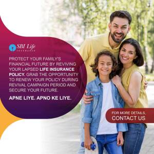 SBI Life Insurance Revival Campaign Marketing Image For Telegram