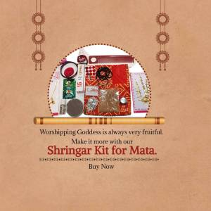 Shringar Kit for Mata with puja items and decorative elements