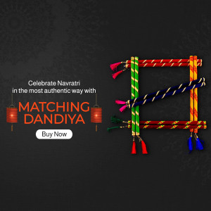 Navratri Dandiya Sale Image For Telegram