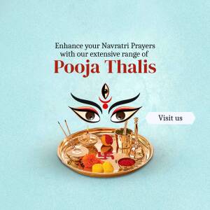 Navratri Pooja Thalis Image For Instagram
