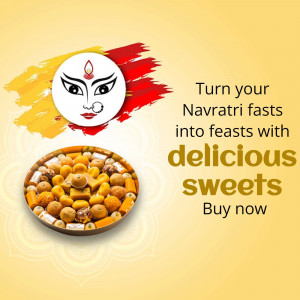 Navratri Sweets Offer Banner For Twitter