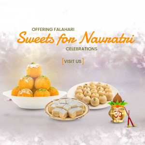 Navratri Sweets Offer Post For Telegram