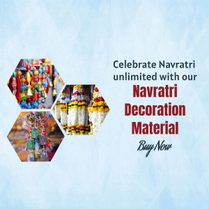 Navratri Decoration Sale Marketing Image For Threads
