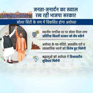 Ayodhya Solar City Development Image For LinkedIn
