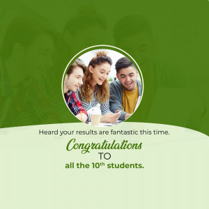 Group of students celebrating exam results