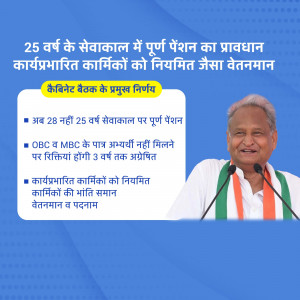 Rajasthan Government Pension Scheme Announcement Artwork For Pinterest